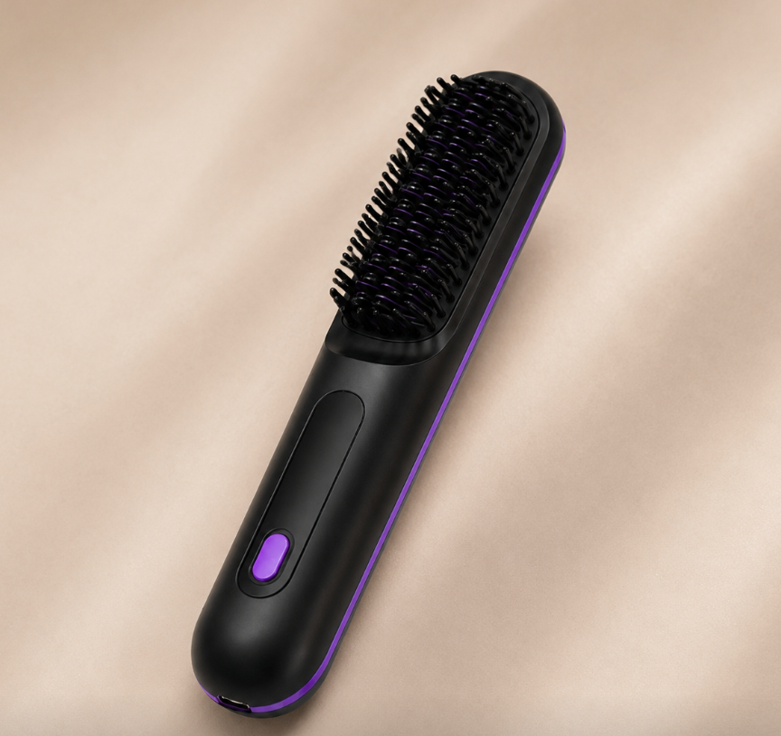 The GoGloss Pro™ Portable Straightener Brush