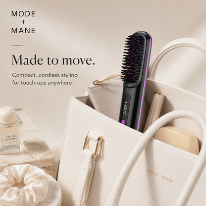 The GoGloss Pro™ Portable Straightener Brush