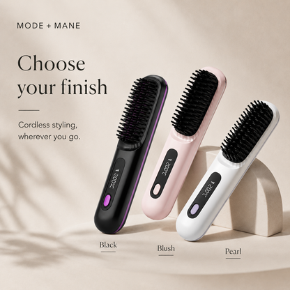 The GoGloss Pro™ Portable Straightener Brush