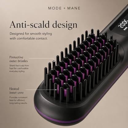 The GoGloss Pro™ Portable Straightener Brush