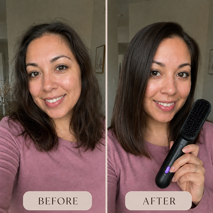 The GoGloss Pro™ Portable Straightener Brush